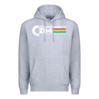 Heather Grey #commodore 64 Premium Hoodie - linhVisuals