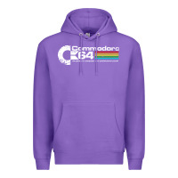 Purple #commodore 64 Premium Hoodie - linhVisuals