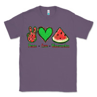 Lavender Peace Love Watermelon Classic Tee - Jasminsmagicworld