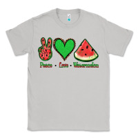 Moon Dust Peace Love Watermelon Classic Tee - Jasminsmagicworld
