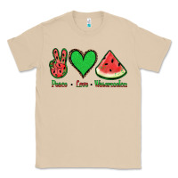 Mushroom Peace Love Watermelon Classic Tee - Jasminsmagicworld