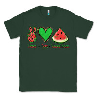 Sports Green Peace Love Watermelon Classic Tee - Jasminsmagicworld