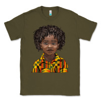 Army Green black boy Classic Tee - BarkalooDesign