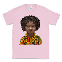 Bubblegum Pink black boy Classic Tee - BarkalooDesign
