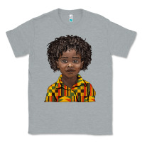 Heather Grey black boy Classic Tee - BarkalooDesign