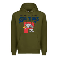 Army Green sea dogs team Premium Hoodie - linhVisuals