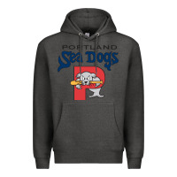 Charcoal Heather sea dogs team Premium Hoodie - linhVisuals
