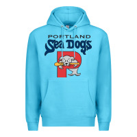 Ocean Blue sea dogs team Premium Hoodie - linhVisuals