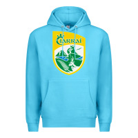 Ocean Blue kerry  gaa Premium Hoodie - linhVisuals