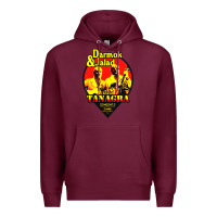 Burgundy darmok and jalad at tanagra Premium Hoodie - linhVisuals