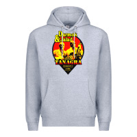Heather Grey darmok and jalad at tanagra Premium Hoodie - linhVisuals