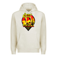 Oatmeal Heather darmok and jalad at tanagra Premium Hoodie - linhVisuals