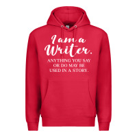 Cardinal i am a writer Premium Hoodie - linhVisuals