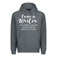 Rock i am a writer Premium Hoodie - linhVisuals