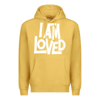 Antique Gold i am loved Premium Hoodie - linhVisuals