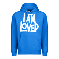 True Royal i am loved Premium Hoodie - linhVisuals