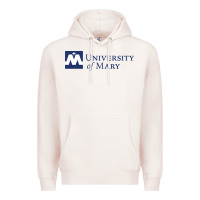 Pale Pink University of Mary, Apparel Premium Hoodie - linhVisuals