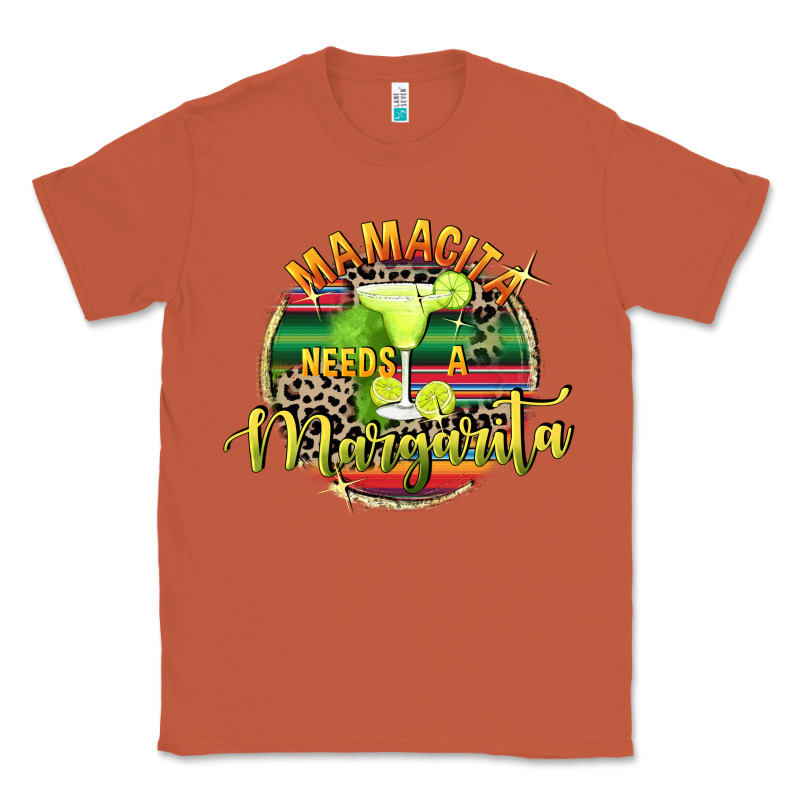 Mamacita Needs A Margarita Mother's Day Classic Tee by FaDigitalArtStudio | Teevron