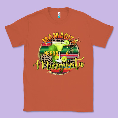 Mamacita Needs A Margarita Mother's Day Classic Tee Designed By Fadigitalartstudio