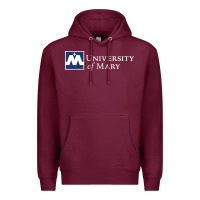 Burgundy University of Mary, Apparel Premium Hoodie - linhVisuals