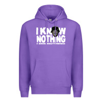 Purple i know nothing Premium Hoodie - linhVisuals