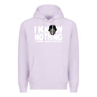 Lilac i know nothing Premium Hoodie - linhVisuals