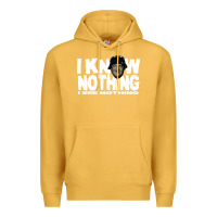 Mustard i know nothing Premium Hoodie - linhVisuals