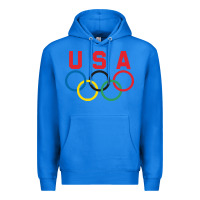 True Royal OLYMPIC RINGS Premium Hoodie - linhVisuals