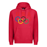 Cardinal OLYMPIC RINGS Premium Hoodie - linhVisuals