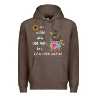 Coffee funny be a green cheek conure parrot bird mom mother sweatshirt Premium Hoodie - linhVisuals