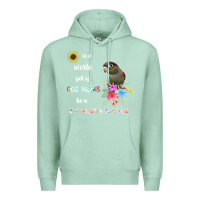 Seafoam funny be a green cheek conure parrot bird mom mother sweatshirt Premium Hoodie - linhVisuals