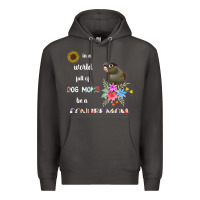 Smoke funny be a green cheek conure parrot bird mom mother sweatshirt Premium Hoodie - linhVisuals