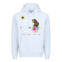 White funny be a green cheek conure parrot bird mom mother sweatshirt Premium Hoodie - linhVisuals