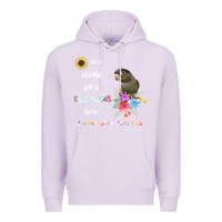 Lilac funny be a green cheek conure parrot bird mom mother sweatshirt Premium Hoodie - linhVisuals