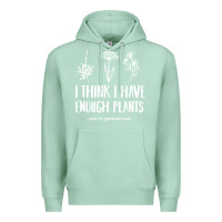 Seafoam i think i have enough plants Premium Hoodie - linhVisuals