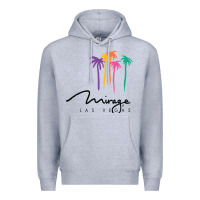 Heather Grey mirage Premium Hoodie - linhVisuals