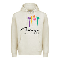 Oatmeal Heather mirage Premium Hoodie - linhVisuals