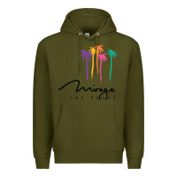 Army Green mirage Premium Hoodie - linhVisuals