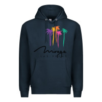 Navy mirage Premium Hoodie - linhVisuals