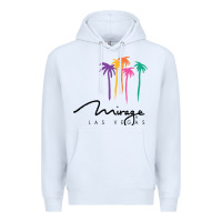 White mirage Premium Hoodie - linhVisuals