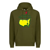 Army Green MASTERS TOURNAMENT GOLF Premium Hoodie - linhVisuals