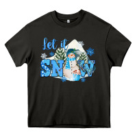 Asphalt let it snow christmas Heavy Core Tee - FaDigitalArtStudio