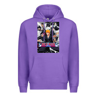 Purple Bleachs Anime Premium Hoodie - linhVisuals
