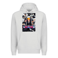 Dove Grey Bleachs Anime Premium Hoodie - linhVisuals
