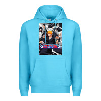 Ocean Blue Bleachs Anime Premium Hoodie - linhVisuals
