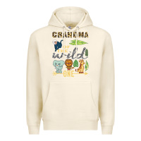 Tofu grandma of the wild one zoo mother birthday safari jungle long sleeve Premium Hoodie - linhVisuals