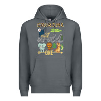 Rock grandma of the wild one zoo mother birthday safari jungle long sleeve Premium Hoodie - linhVisuals
