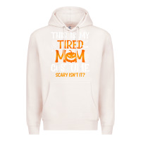Pale Pink halloween mom shirts funny this is my tired mom costume t shirt Premium Hoodie - linhVisuals