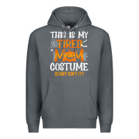 Rock halloween mom shirts funny this is my tired mom costume t shirt Premium Hoodie - linhVisuals
