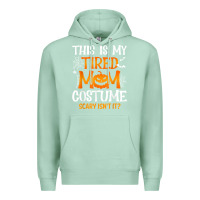 Seafoam halloween mom shirts funny this is my tired mom costume t shirt Premium Hoodie - linhVisuals